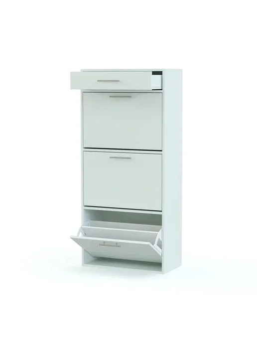 BestMebel Тумба для обуви Вайт 8 BMS, 95х30х130 см, 30x130 см, фото 2