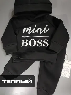 Костюм теплый для малыша Мini Boss с начесом KidsTrend 293287699 купить за 2 054 ₽ в интернет-магазине Wildberries