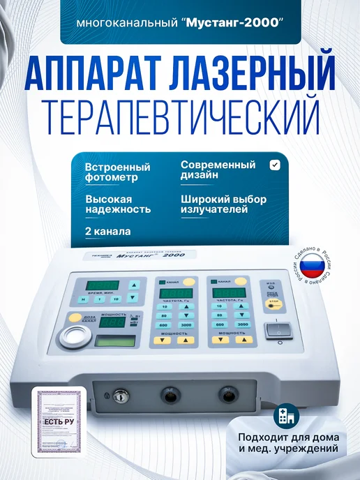 НПЛЦ Техника Аппарат лазерный Мустанг-2000 (блок базовый 2к), вариант