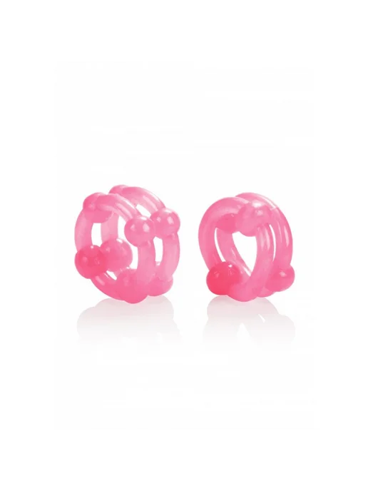 california exotic novelties Эрекционные кольца Island Rings Double, розовый