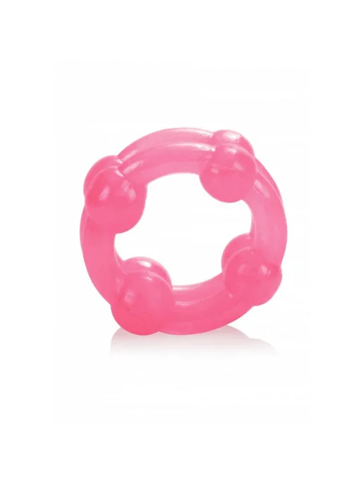 california exotic novelties Эрекционные кольца Island Rings Double, розовый, фото 3