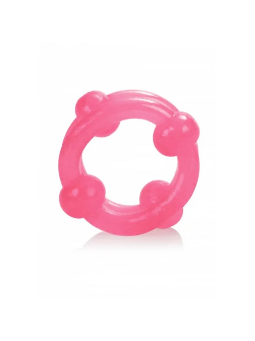 california exotic novelties Эрекционные кольца Island Rings Double, розовый, фото 4