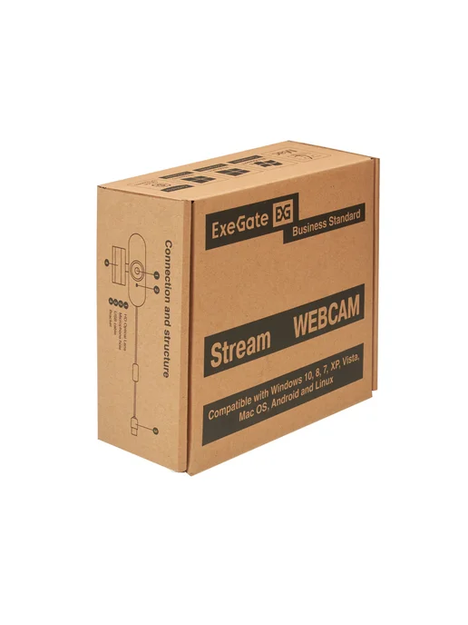 EXEGATE Веб-камера Stream C925 FullHD T-Tripod, в упаковке 15 г, фото 5