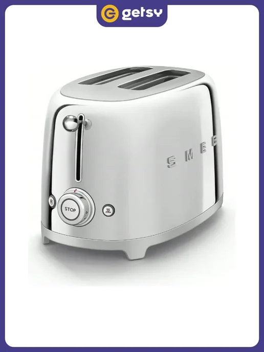 Smeg Тостер TSF01SSEU нержавеющая сталь, серый
