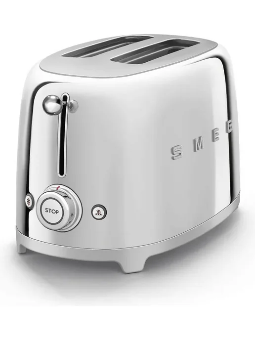 Smeg Тостер TSF01SSEU нержавеющая сталь, серый, фото 2