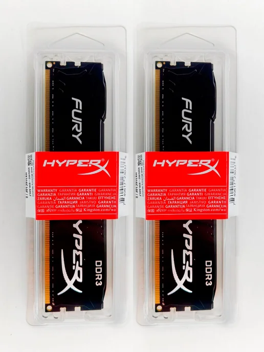 Kingston. Оперативная память DDR3 16Gb (2*8Gb) 1866 MHz озу 2шт, 16 ГБ, 8 ГБ, фото 2