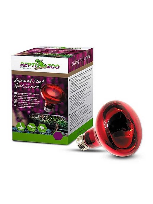 Repti Zoo Лампа для террариума reptiinfrared 75вт инфракрасная r63075, 75 Вт