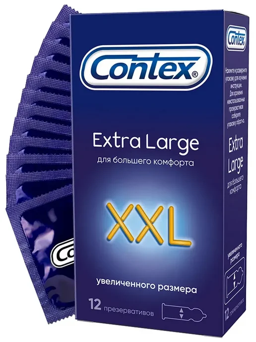 CONTEX Презервативы Контекс Extra Large XXL из латекса №12, вариант
