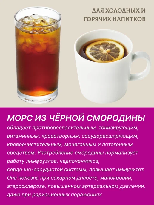 БОРКОВСКОЕ ПОМЕСТЬЕ Морс Черная смородина, концентрат 1л, натуральный, 1 л, фото 7