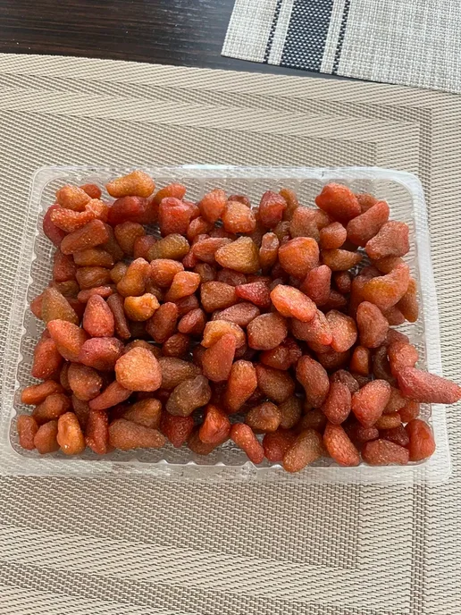 ВКУСНЯЧОК Сушеная клубника 500г новая партия, 500 г, фото 2