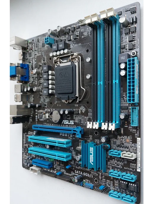 Asus Материнская плата P8B75-M, 1155 ddr3 Intel B75, фото 5