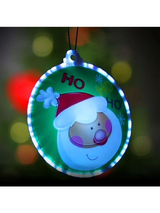 Luazon Lighting Светящаяся фигурка "Дед Мороз" 7.5 см, новогодний декор, вариант