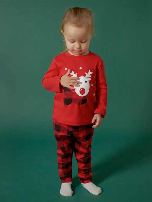 Mami-kids Новогодняя пижама для малышей, вариант, фото 7