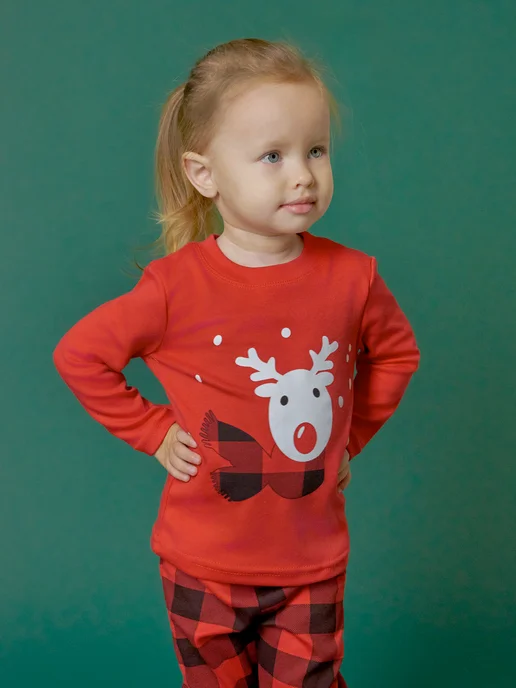 Mami-kids Новогодняя пижама для малышей, вариант, фото 8