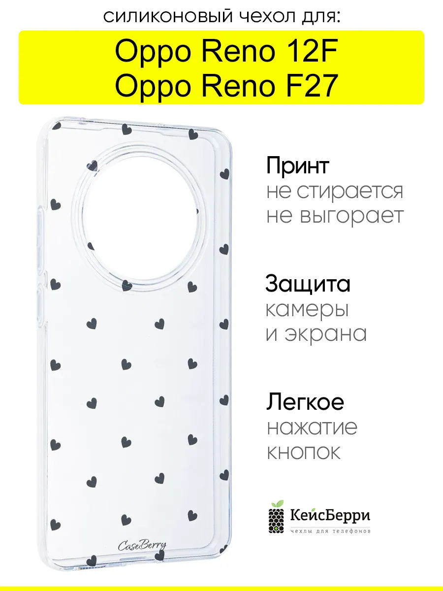 Чехол для Reno 12F F27, серия Clear
