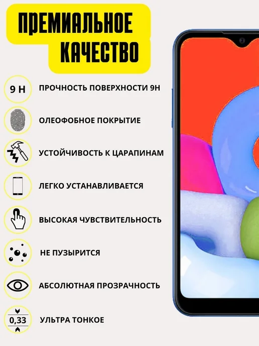 IN CASE Защитное стекло Xiaomi Mi A2, Mi 6X, вариант, фото 2