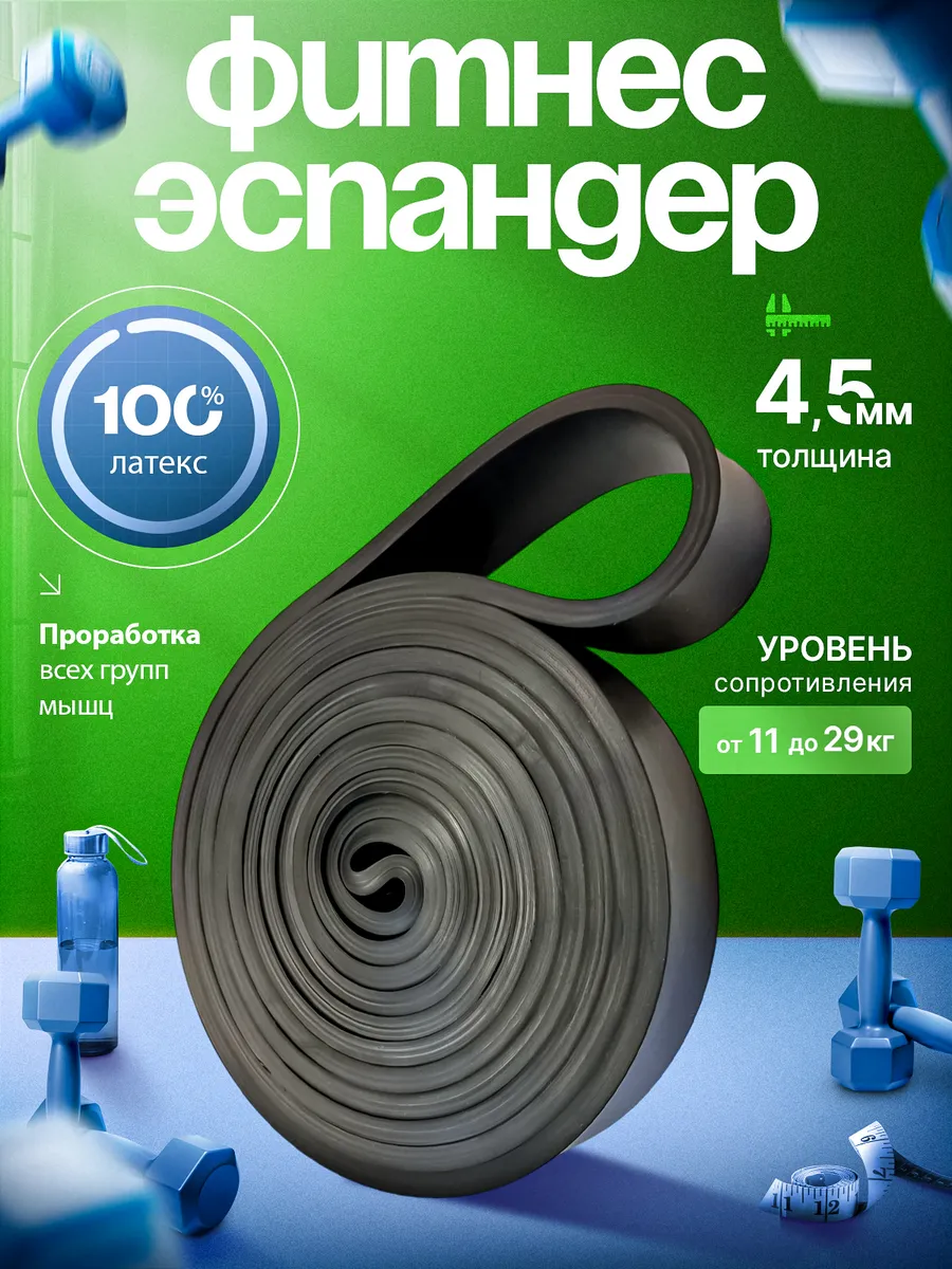 Резинка для фитнеса и тренировок
