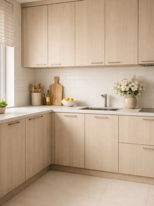 Deco Razzi Пленка самоклеящаяся для кухни и мебели, 60х300 см, бежевый, фото 3