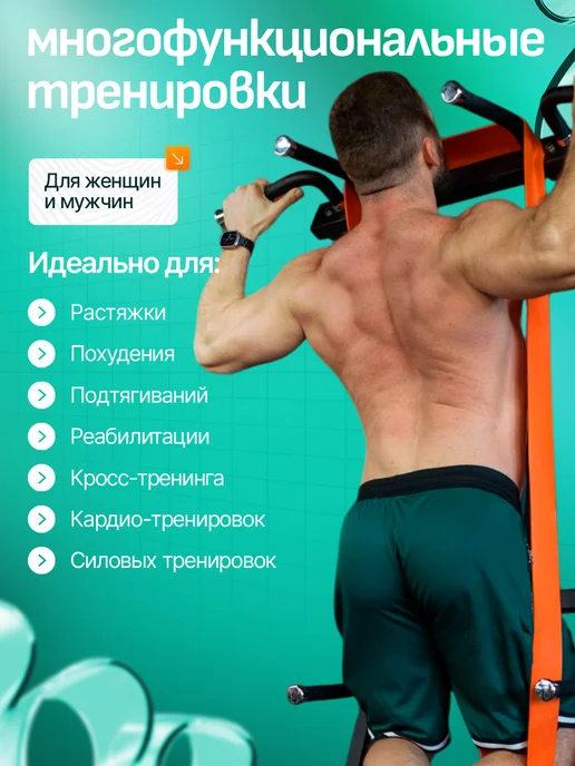 BurnBand Резинка для подтягивания жгут спортивный, вариант, фото 4