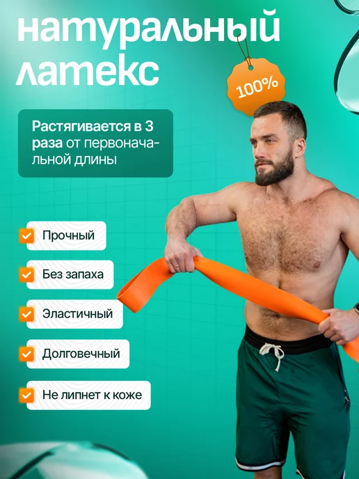 BurnBand Резинка для подтягивания жгут спортивный, вариант, фото 5