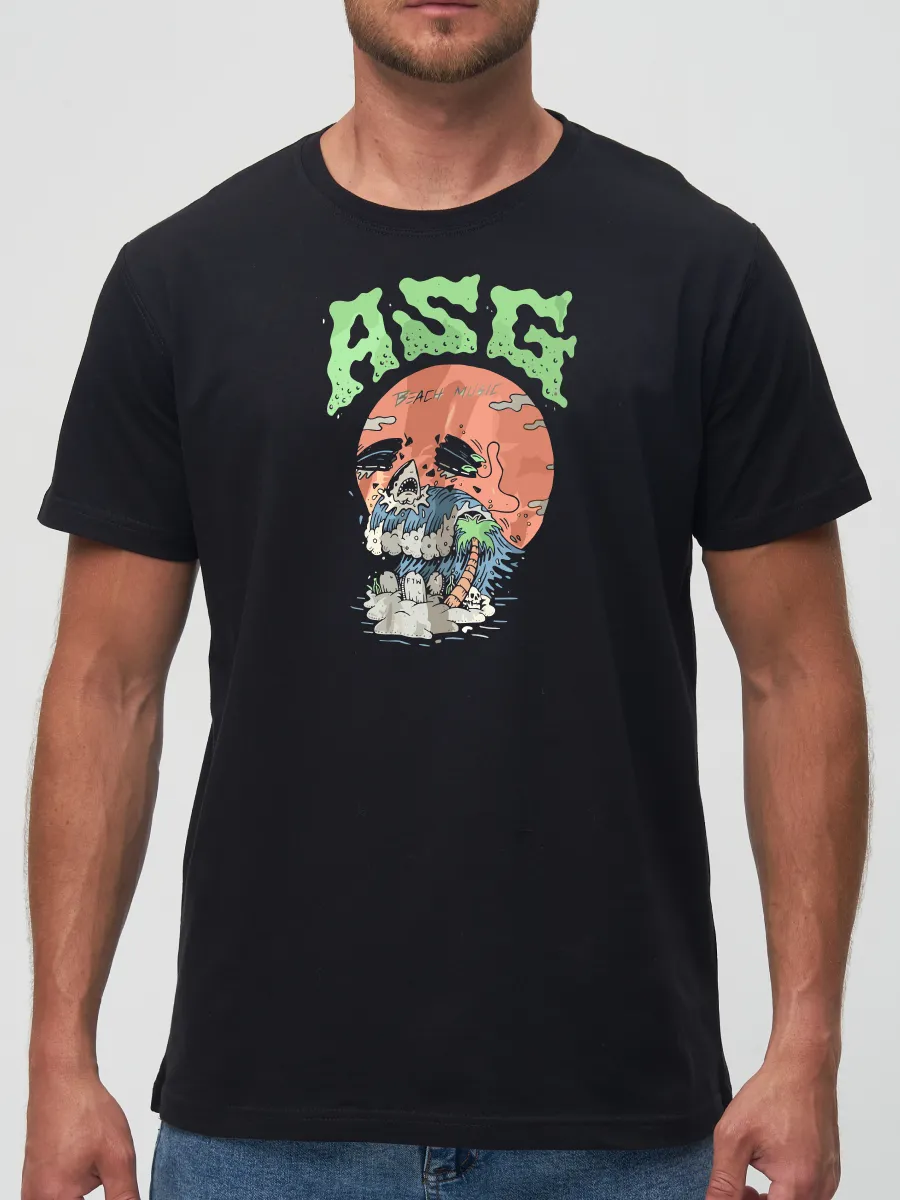 Футболка Asg рок