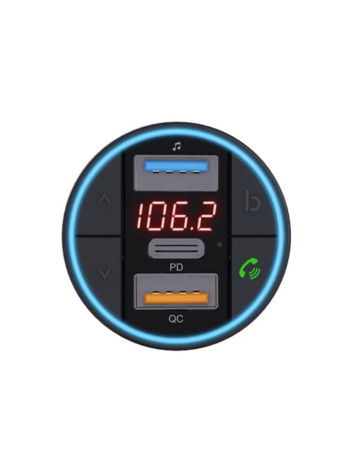 MIVO Трансмиттер FM модулятор Bluetooth Hands Free передатчик, вариант, фото 5
