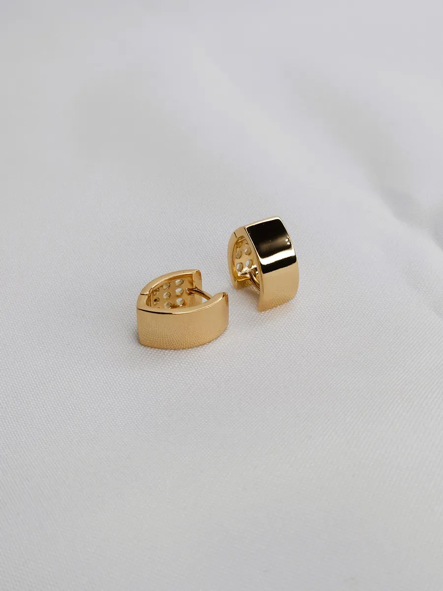 Серьги женские классические, повседневные 1,7 см.