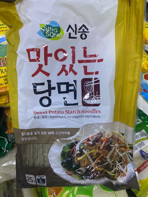 Viet Food Лапша корейская сладкая картофельная 500 гр, 500 г