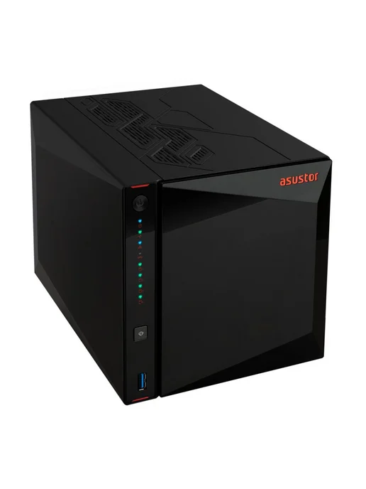 Нет бренда Сетевое хранилище Asustor AS5404T 4Bay, черный, фото 2