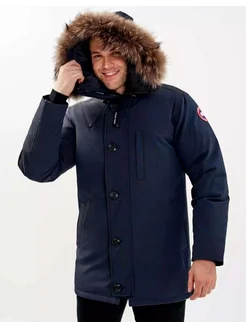 Зимняя пуховка средней длины с капюшоном Canada Goose 294521306 купить за 31 393 ₽ в интернет-магазине Wildberries