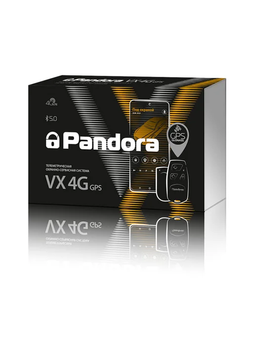 Pandora Автосигнализация VX 4G GPS v3, 4 г