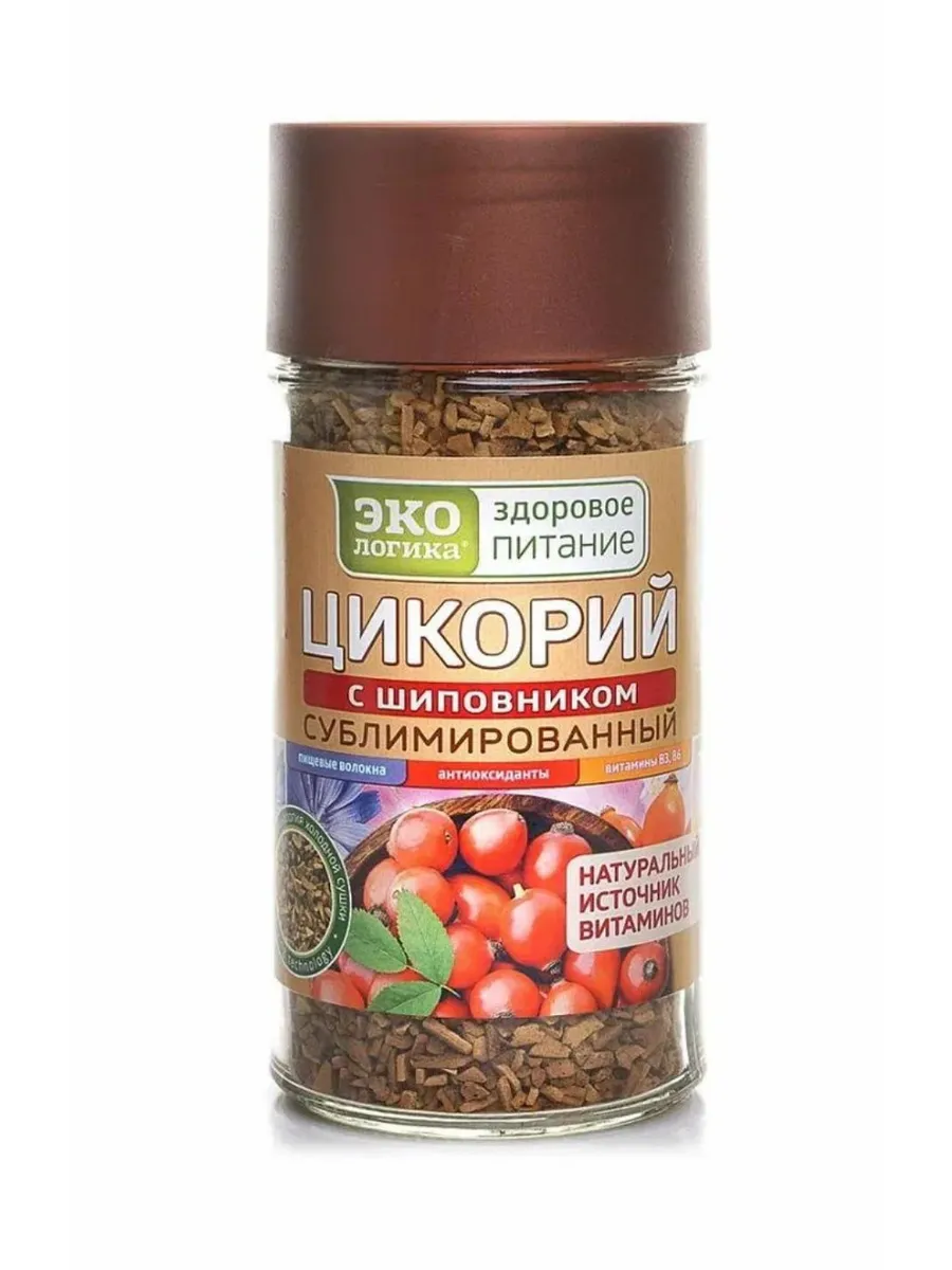 Цикорий растворимый натуральный 85 г с шиповником