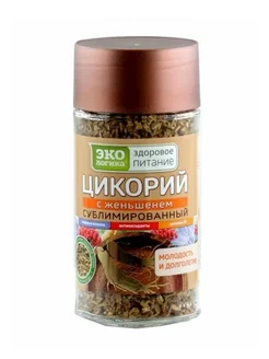 Цикорий растворимый натуральный 85 г с женьшенем Экологика 294558789 купить за 566 ₽ в интернет-магазине Wildberries