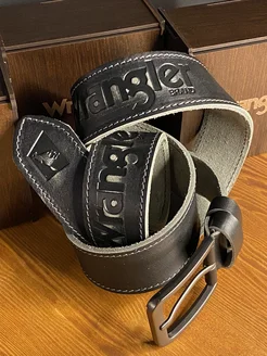 Кожаный ремень, подарок Wrangl(belt) 294606095 купить за 2 268 ₽ в интернет-магазине Wildberries