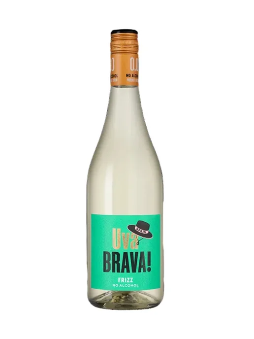 Uva BRAVA Игристое вино безалкогольное Фризз Уайт 0,75 л, 750 мл, фото 3