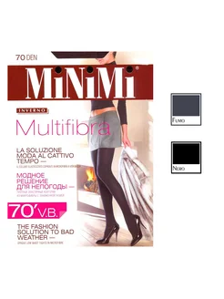 Колготки Multifibra 70 V.B., цвет Fumo, размер 2 Minimi 294662045 купить за 645 ₽ в интернет‑магазине Wildberries