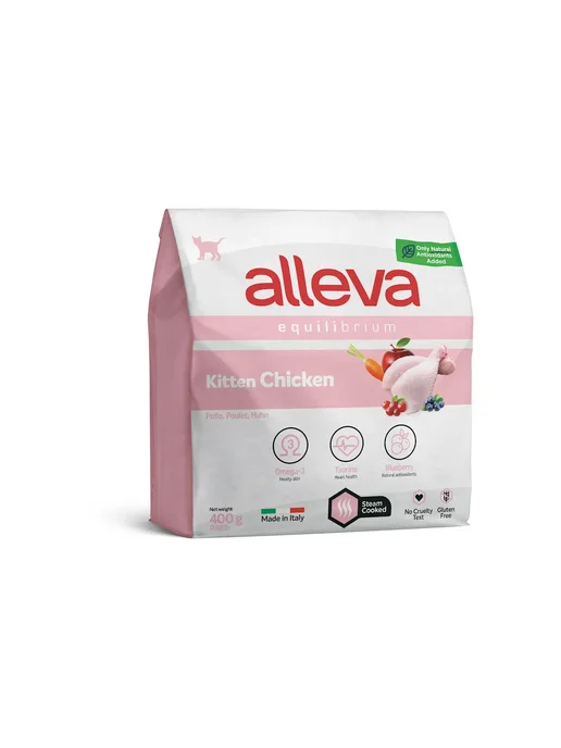 Сухой корм Alleva Котят Kitten для собак, курица, 0,4 кг, фото 2