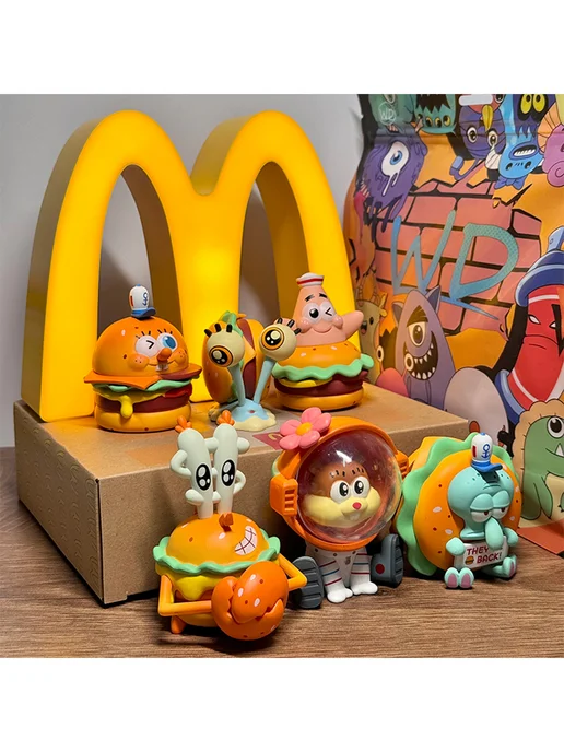 АниМир Сюрприз фигурка Spanch Bob, Спанч Боб, Губка Боб, синий, фото 2
