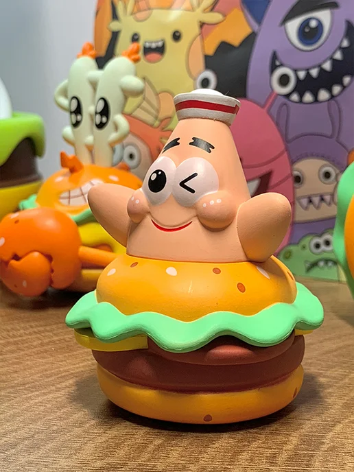 АниМир Сюрприз фигурка Spanch Bob, Спанч Боб, Губка Боб, синий, фото 4