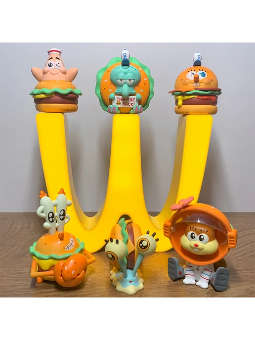 АниМир Сюрприз фигурка Spanch Bob, Спанч Боб, Губка Боб, синий, фото 7