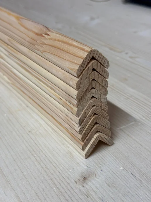 Деревянный уголок 30*30*1000 мм (9 шт), 30x30, 9 шт, фото 3