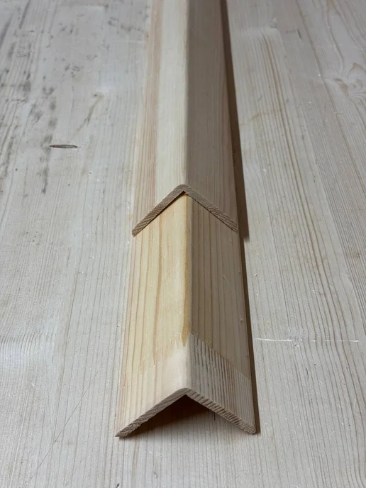 Деревянный уголок наружный 60*60*1000 мм (12 шт), 60x60, 9 шт, фото 2