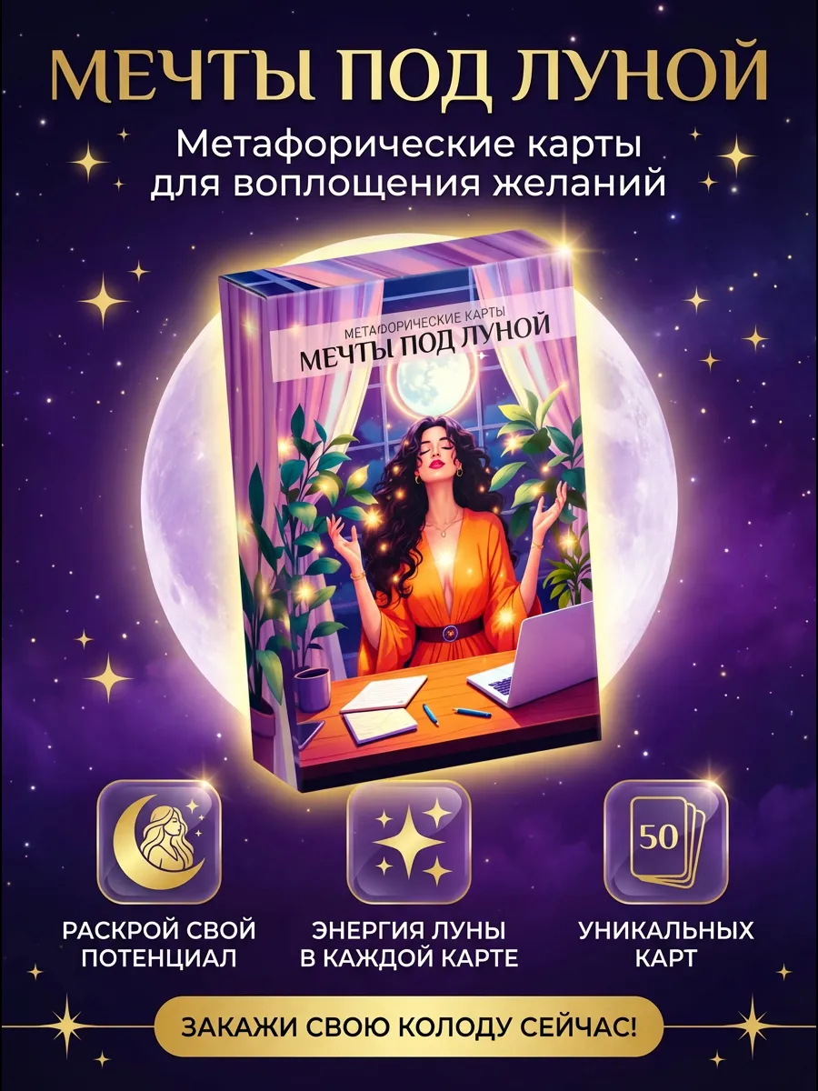 Метафорические ассоциативные карты "Мечты под луной". МАК