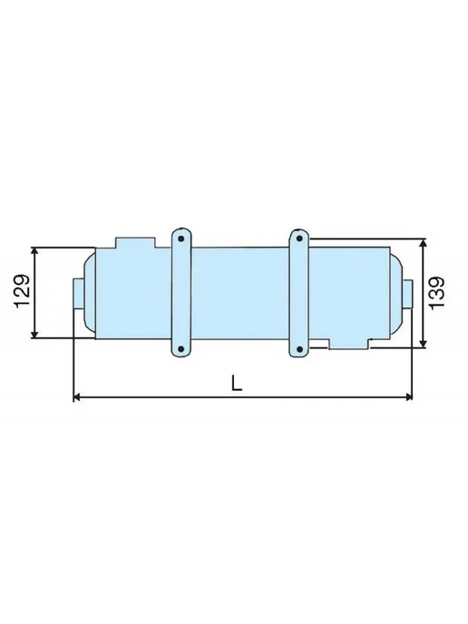 Pool King Теплообменник для бассейна MAXI-FLO 60 кВт MF-200, вариант, фото 4