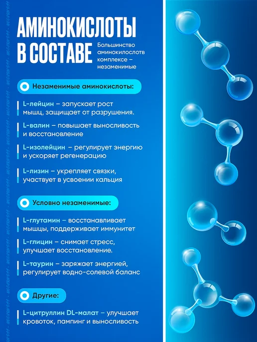 Hell labs Аминокомплекс BCAA 8-1-1, фруктовый пунш, вариант, фото 4