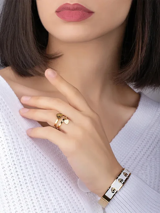 FLORENTICA Кольцо Tiffany, желтый, фото 2