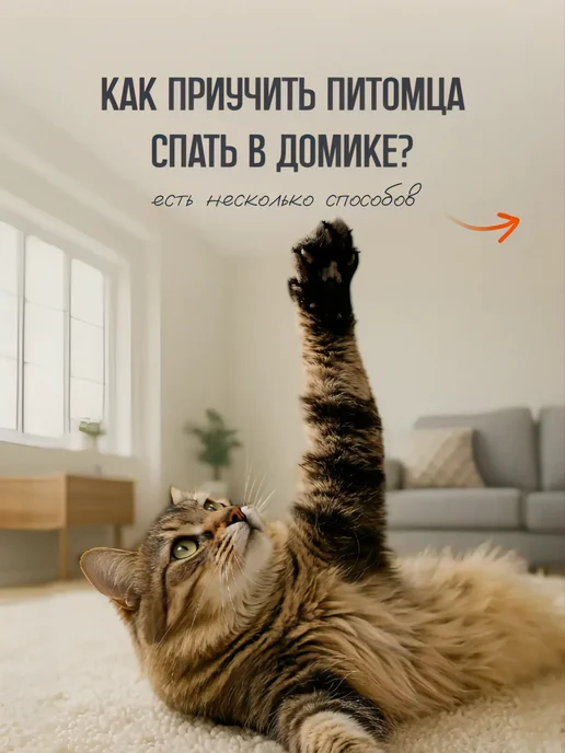 ZOOVILLE домик для кошки, серый, фото 3