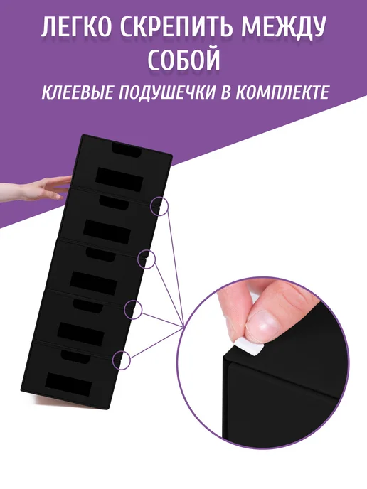 doxbox Коробки картонные с выдвижными ящиками и окошками 9шт, 9 шт, фото 3