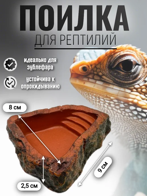 AquaTerra Кормушка-поилка для рептилий, зеленый