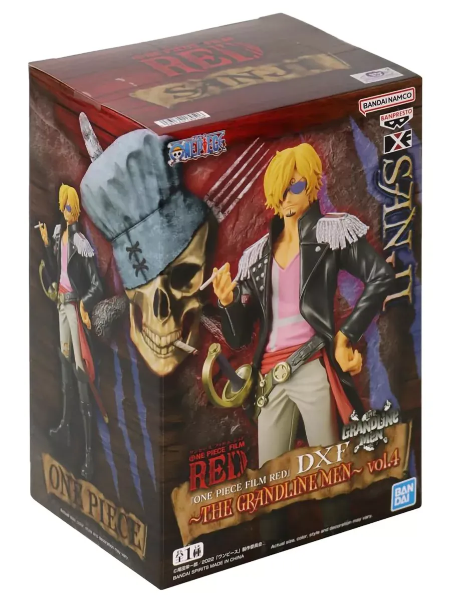 Фигурка Ван Пис Red Sanji The Grandline Men 4983164189506